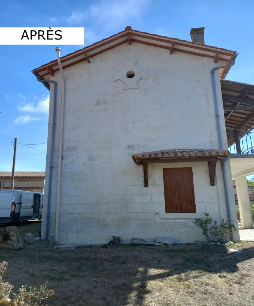 peinture exterieur après